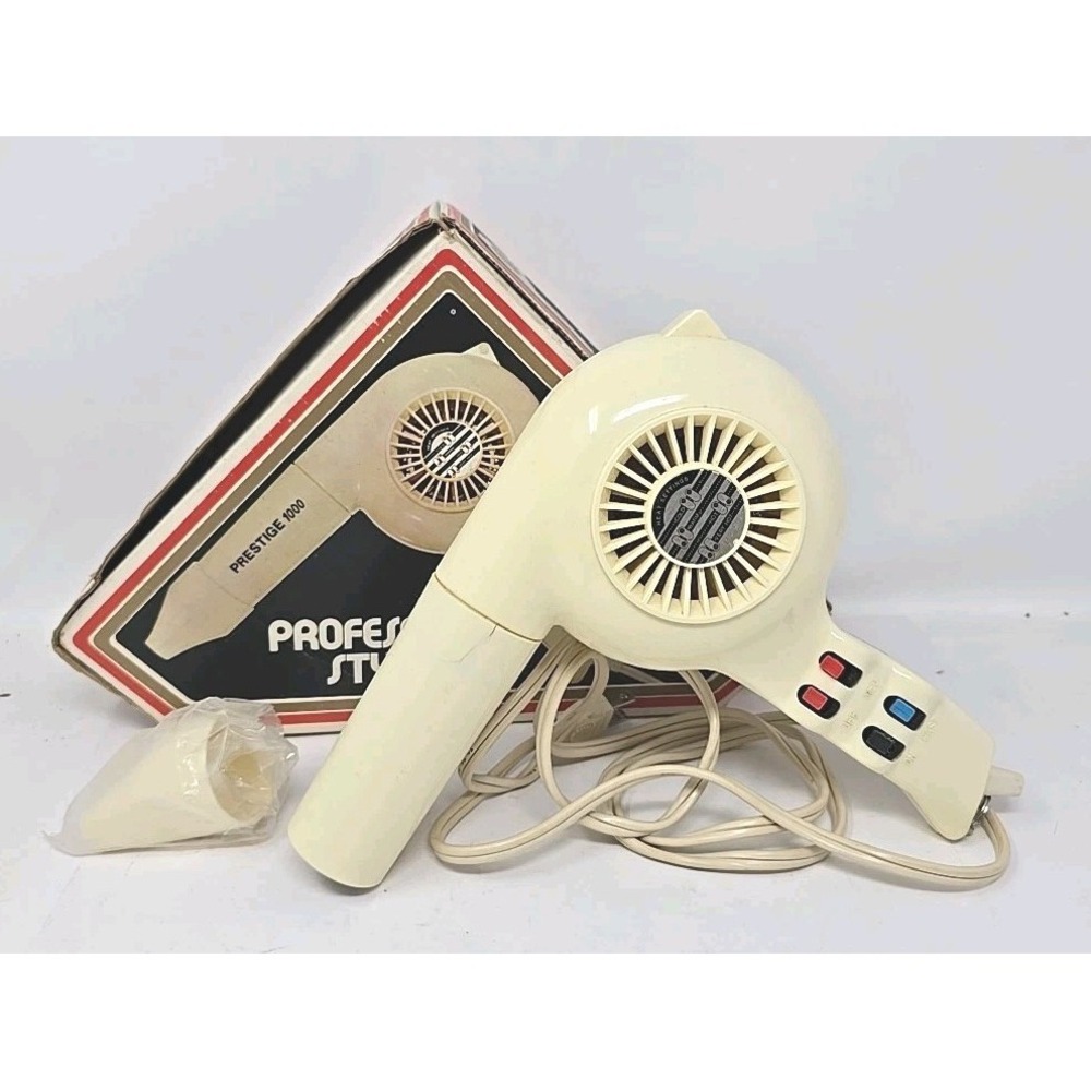 Prestige 1000 Professional‎ Styler 7984 Made in Hong Kong w/ Box Works U275